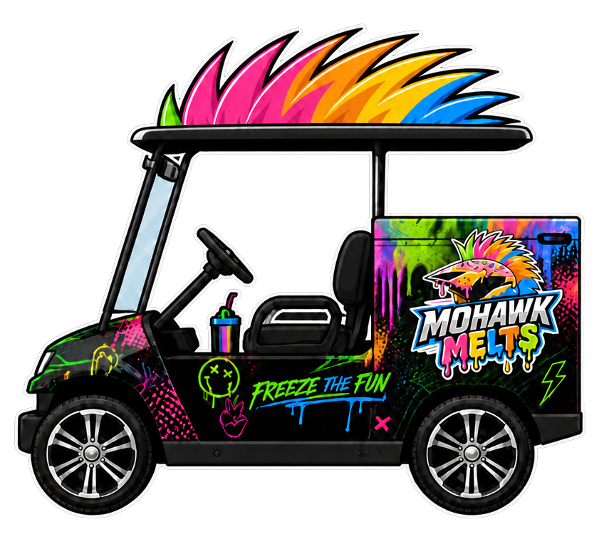 Mohawk Melts arcade cart