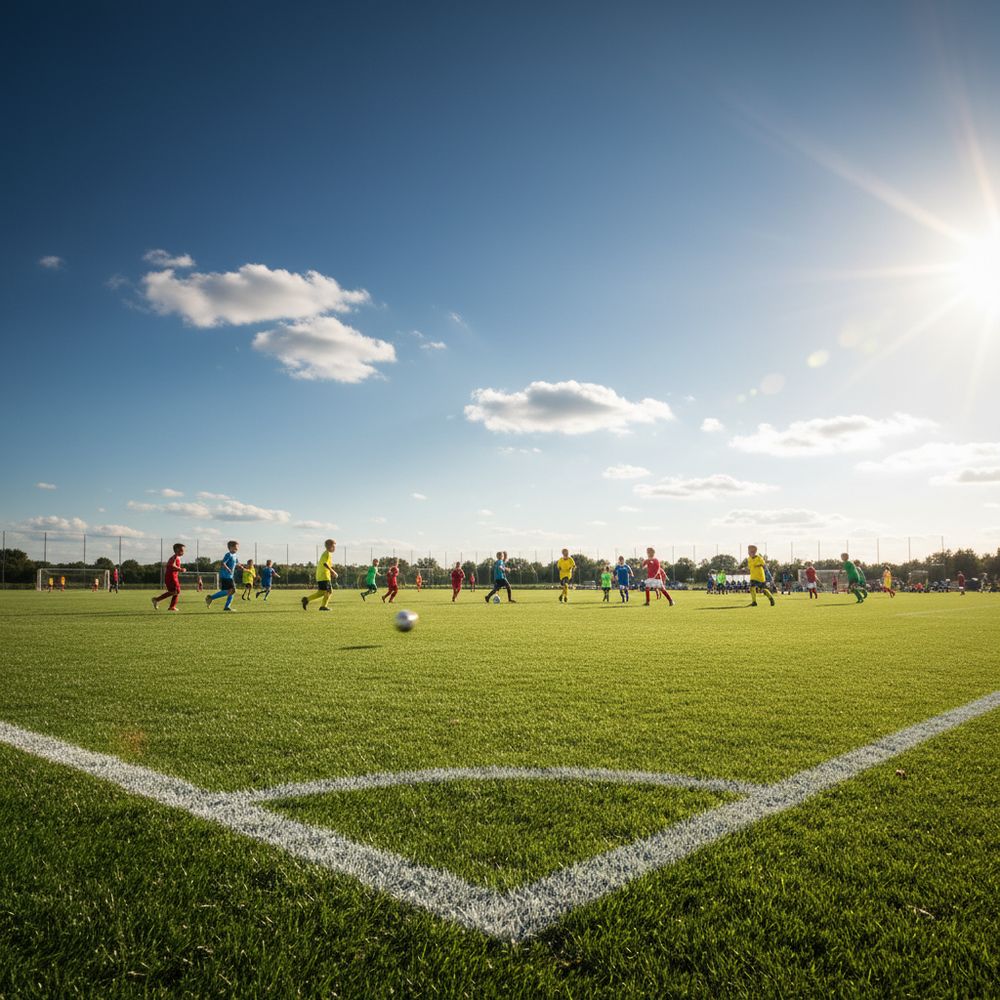 Soccer field tournament